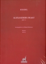 Alexander's Feast HWV75 fr Soli, gem Chor und Orchester Partitur