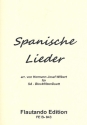 12 Spanische Lieder  fr 2 Blockflten (SA) 2 Spielpartituren