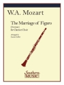 Overture to The Marriage of Figaro for clarinet ensemble score and parts