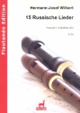 Russische Lieder fr 2 Blockflten (SA) Spielpartitur