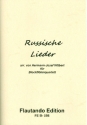 Russische Lieder fr 4 Blockflten (SATB) Partitur und Stimmen