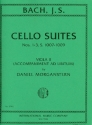 Cello Suites nos.1-3 BWV1007-1009 for viola viola 2 (as accompaniment ad lib)