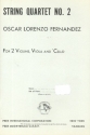 String Quartet no.2  study score