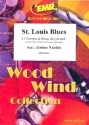 St. Louis Blues for 4 clarinets and piano (keyboard) (rhythm group ad lib) score and parts