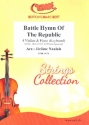 Battle Hymn Of The Republic for 4 violins and piano (keyboard) (rhythm group ad lib) score and parts