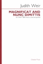 Magnificat and Nunc dimittis for mixed chorus a cappella score