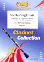 Scarborough Fair for 3 clarinets and piano (keyboard) (rhythm group ad lib) score and parts