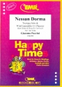 Nessun dorma for trumpet, wind ensemble (11 players) and bass guitar (drums ad lib) score and parts