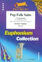 Pop Folk Suite for 4 euphoniums (piano, guitar, bass guitar and percussion ad lib) score and parts