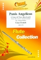 Panis angelicus for 4 flutes and piano (keyboard) (rhythm group ad lib) score and parts