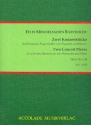 2 Konzertstcke op.113 und op.114 fr Klarinette, Fagott (2 Fagotte) und Klavier Stimmen