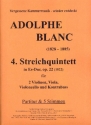 Quintett Es-Dur Nr.4 op.22 fr 2 Violinen, Viola, Violoncello und Kontrabass Partitur und Stimmen