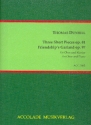 3 short Pieces op.81  und  Friendship's Garland op.97 fr Oboe und Klavier