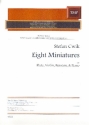 8 Miniatures for violin, flute, bassoon and piano