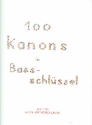 100 Kanons im Bassschlssel fr 2-6 Instrumente