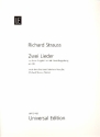 2 Lieder op.26 fr Gesang (hoch) und Klavier Partitur (dt/en)