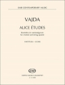 Z15090 Alice Studies for clarinet and string quartet score