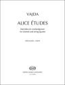 Z15076 Alice Studies for clarinet and string quartet parts