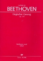 Elegischer Gesang op.118 fr gem Chor und Streicher Partitur