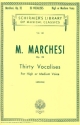 30 Vocalises op.32 for high (medium) voice and piano score