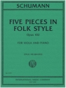 5 Pieces in Folk Style op.102 for viola and piano