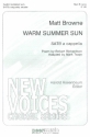 Warm Summer Sun for mixed chorus a cappella score