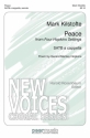 Peace for mixed chorus a cappella score