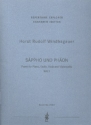 Sppho und Phon WN2 fr Violine, Viola, Violoncello und Klavier Partitur und Streicherstimmen