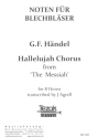 Hallelujah Chorus for 8 horns score and parts