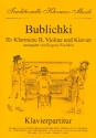 Bublichki fr Klarinette, Violine und Klavier Stimmen