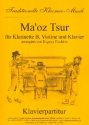 Ma'oz Tsur fr Klarinette, Violine und Klavier Stimmen