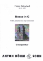 Messe G-Dur fr Soli, gem Chor, Orgel und Orchester Chorpartitur