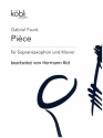 Pice fr Sopransaxophon und Klavier