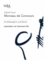 Morceau de Concours fr Altsaxophon und Klavier