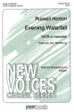 Evening Waterfall for mixed chorus (SATB) a cappella score