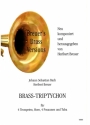 Brass-Triptychon fr 4 Trompeten, Horn, 4 Posaunen und Tuba Partitur und Stimmen