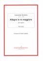 Allegro in re maggiore per organo