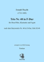 Farnung, Willi  - Haydn, Trio Nr. 40  Partitur und Stimmen