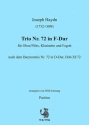 Farnung, Willi  - Haydn, Trio Nr. 72  Partitur und Stimmen