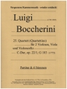 Quartett C-Dur Nr.25 op.22,1 G183 fr 2 Violinen, Viola und Violoncello Partitur und Stimmen