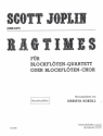 Ragtimes fr 4 Blockflten (SATB) Bassblockflte