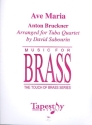 Ave Maria for 4 tubas score and parts