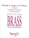 Prelude and Fugue in g  Minor for 4 tubas score and parts