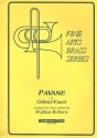 Pavane for 2 trumpets, horn, trombone and tuba score and parts