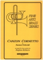 Canzon Cornetto for brass quintet score and parts