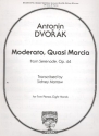 Moderato quasi marcia from Serenade op.44 for 2 pianos 8 hands score