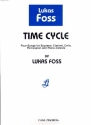 Time Cycle for aoprano, clarinet, cello, percussion and piano-celesta score and parts