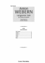 Langsamer Satz for string orchestra score