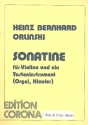 Sonatine fr Violine und Orgel (Klavier)