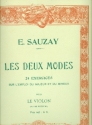 Les 2 modes pour violon